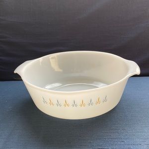 Vintage Fire King Candle Glow Casserole Dish #439